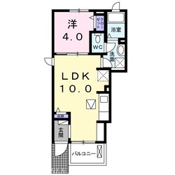 ルーベル上林　Ａの物件間取画像